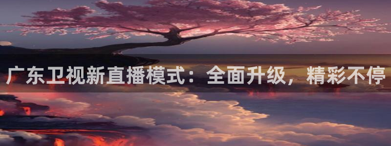 广东卫视新直播模式：全面升级，精彩不停